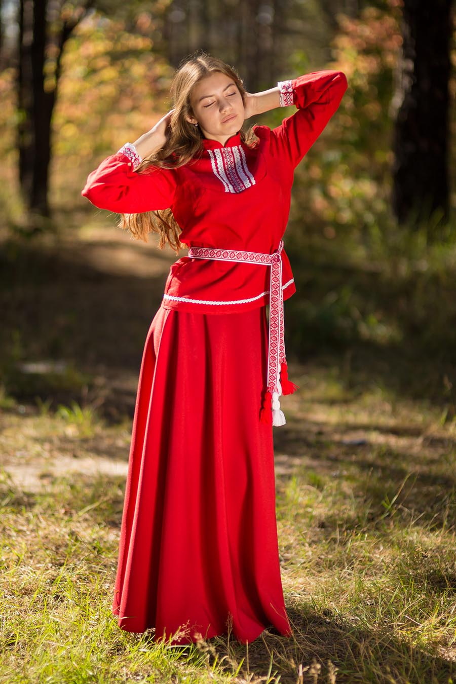 Underwear Women in Slavic costumes in Jinjiang